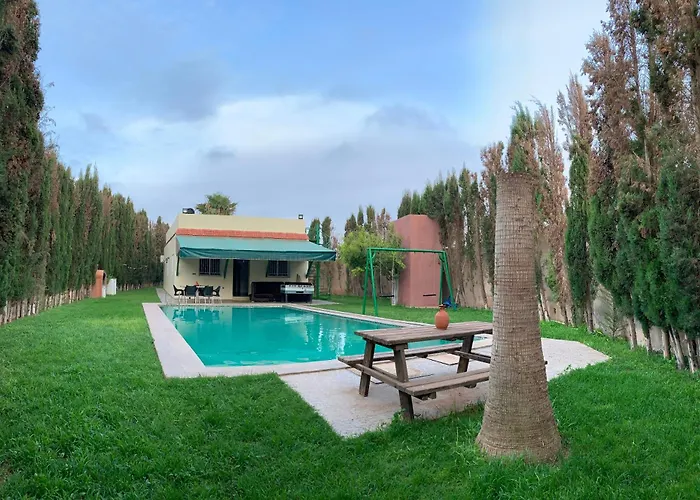 Villa Familial Avec Piscine A Agadir Tifnit Surf